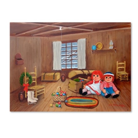 Arie Reinhardt Taylor 'The Christmas Attic' Canvas Art,35x47